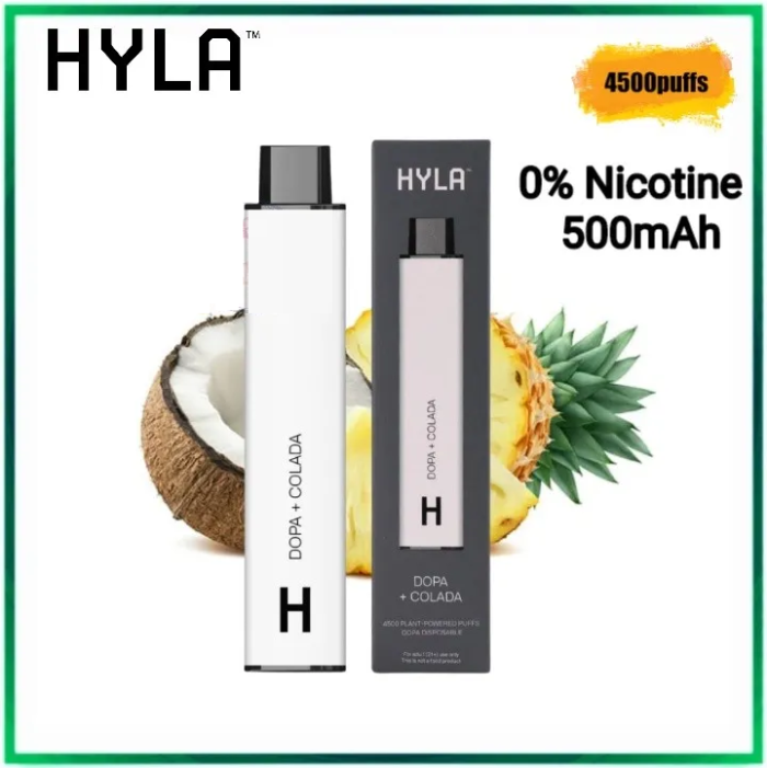 HYLA 0 Nicotine Disposable Vape Dopa Colada