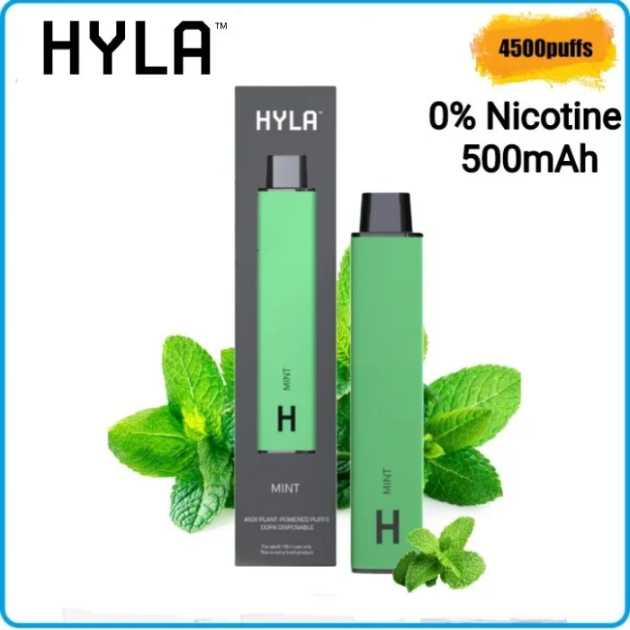HYLA 0 Nicotine Disposable Vape Mint