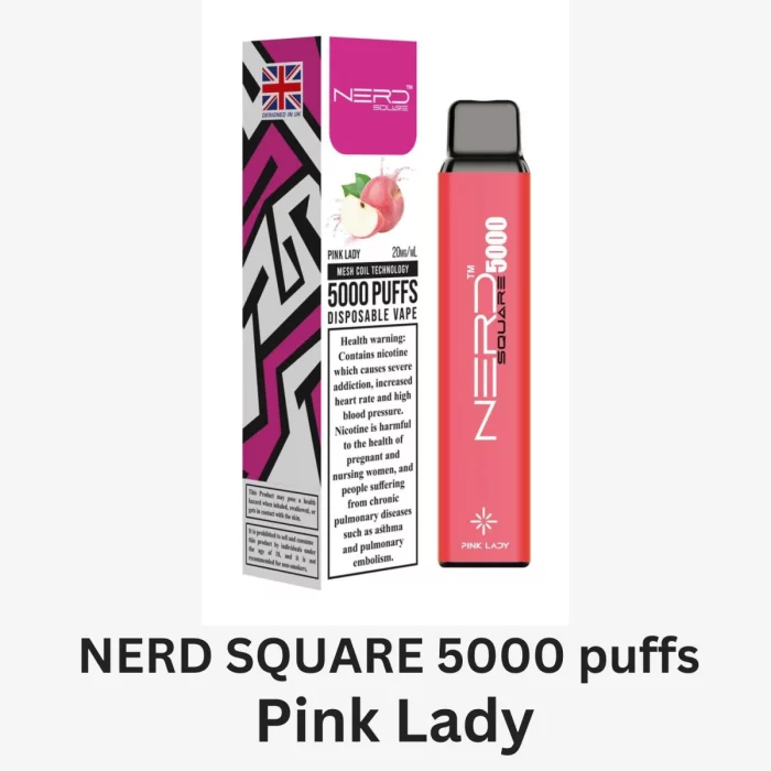NERD SQUARE 5000 puffs Disposable Vape Pink Lady 1200x1200 1.png 1