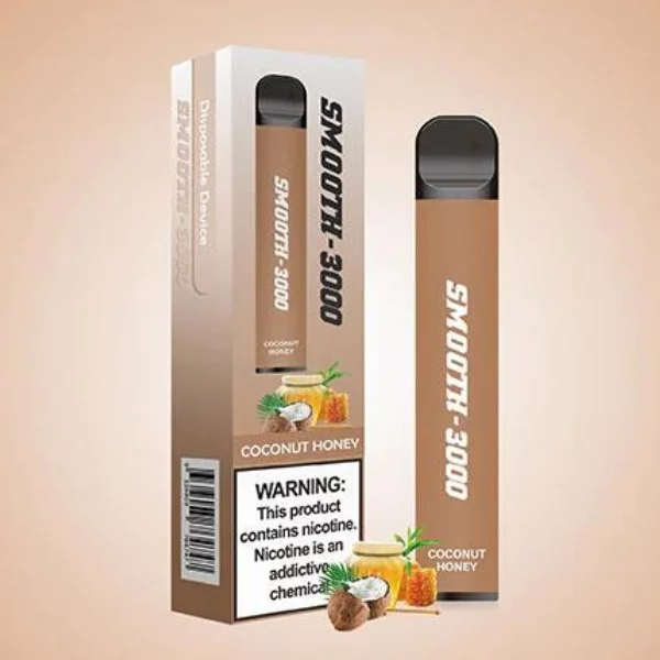 SMOOTH 3000 PUFFS DISPOSABLE VAPE IN UAE COCONUT HONEY 1