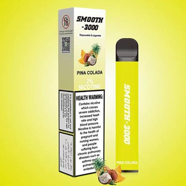SMOOTH 3000 PUFFS DISPOSABLE VAPE IN UAE PINA COLADA 1