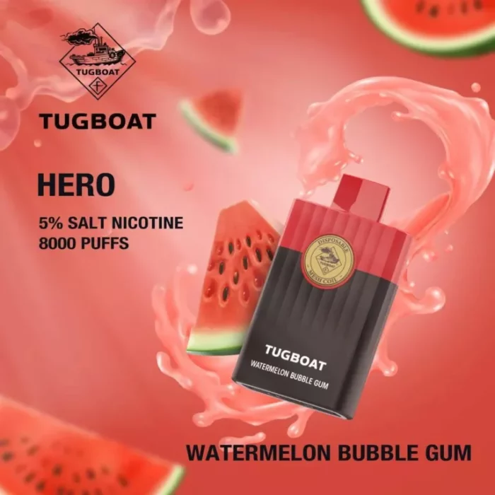 Tugboat Hero 5000 Puffs Water melon Bubble Gum 768x768 1 1