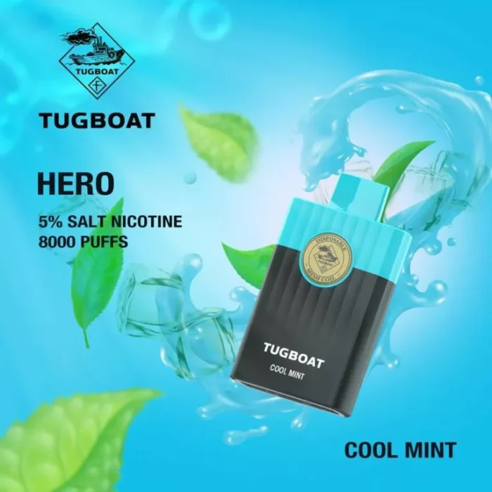 Tugboat Hero 5000 Puffs cool mint 768x768 1 1