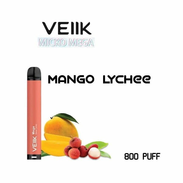 veiik mega mango lychee disposable vape 35mg
