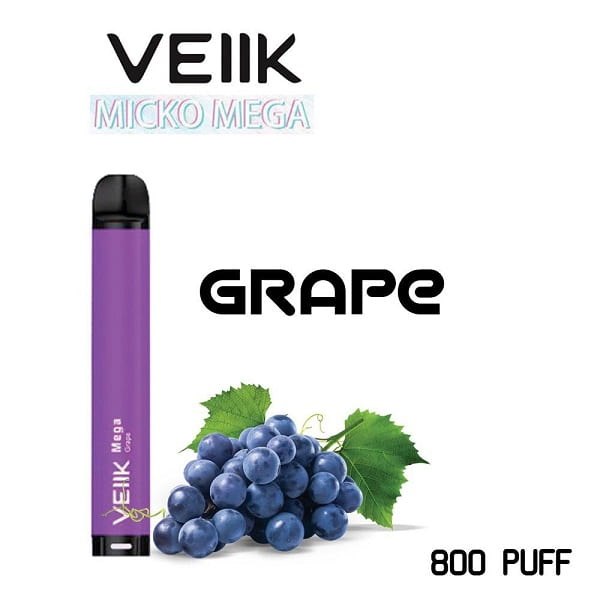 veiik micko mega grape disposable pod vape