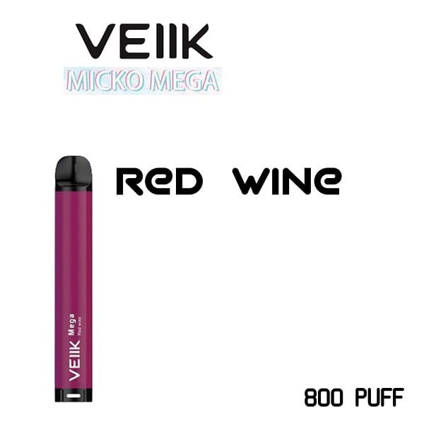 veiik micko mega red wine disposable pod vape